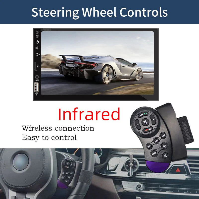 Radio para Auto 7" Pantalla Táctil con Bluetooth y Mirror Link