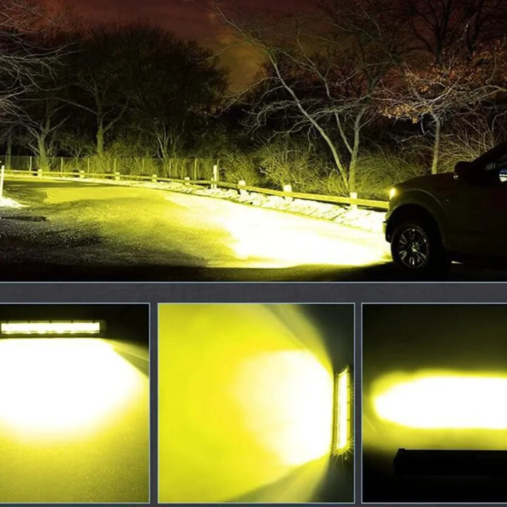 Barra LED 8" Off-Road 30W 6500K IP68 para Camiones, SUV y ATV