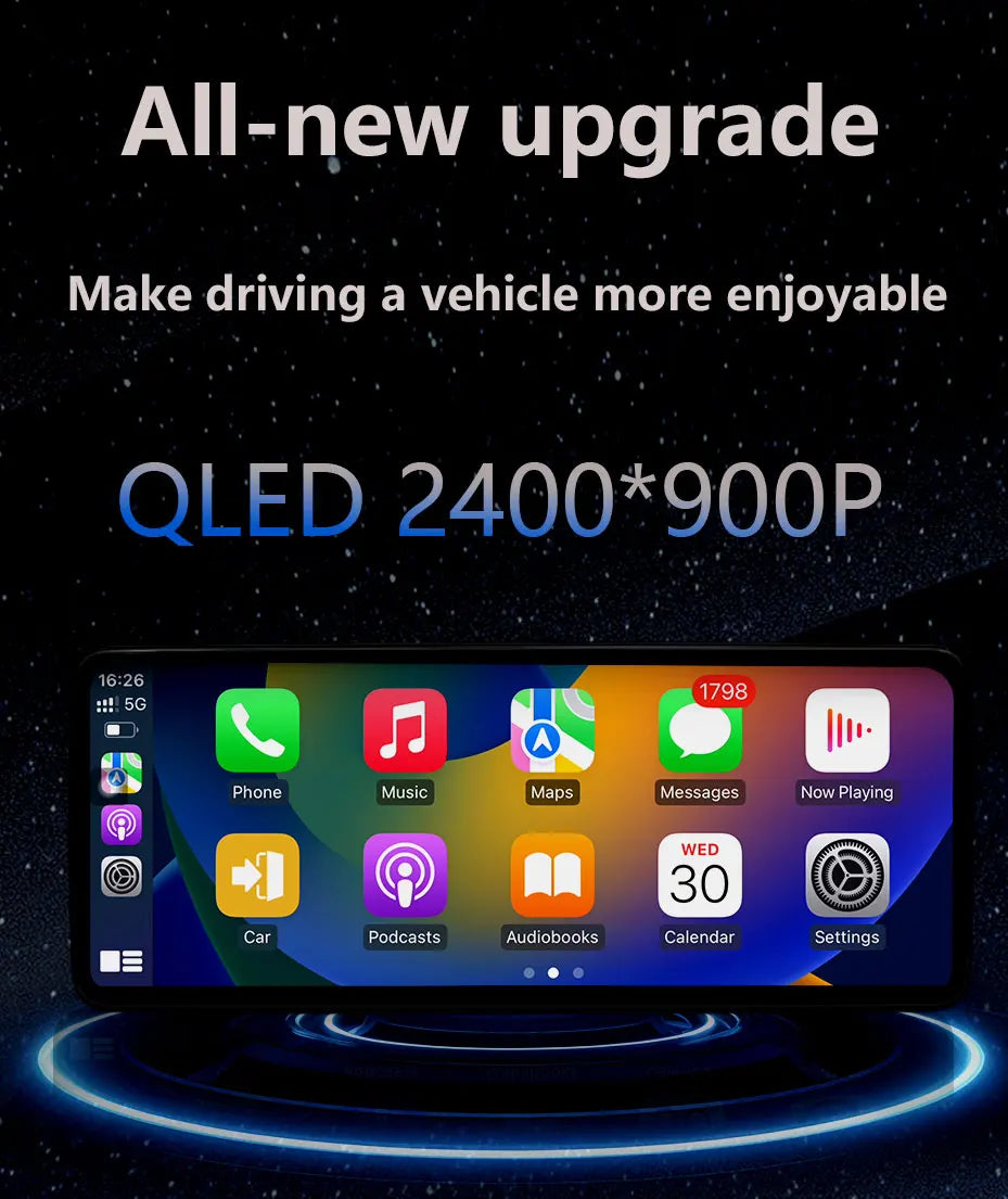 Radio Android 12.3" para Honda CRV 2007-2012 con CarPlay y GPS