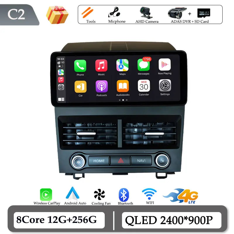 Radio Android 12.3" para Honda CRV 2007-2012 con CarPlay y GPS