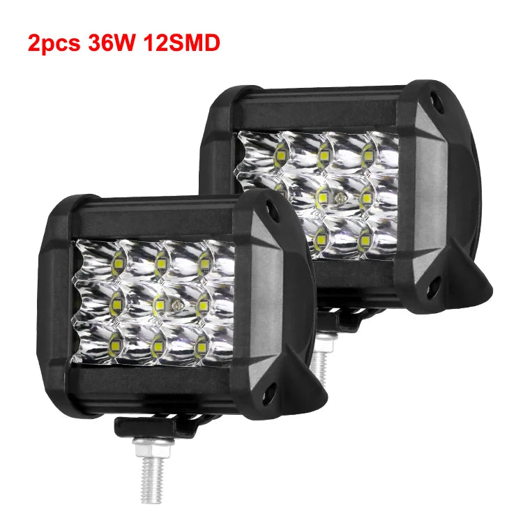 LED Work Light Bar Spot/Flood Off-Road 12V/24V