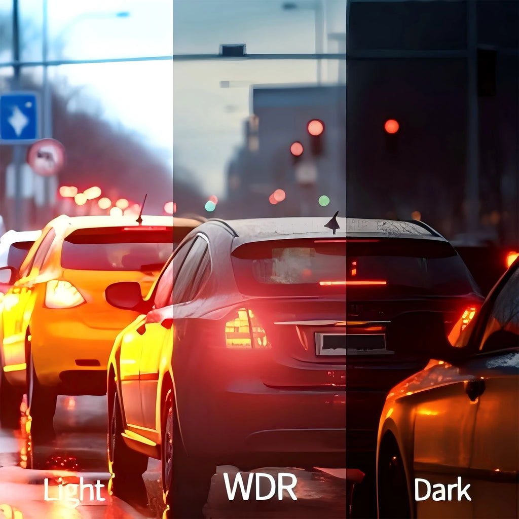 Dash Cam 4 Cámaras FHD 1080p con WiFi y Monitor de Estacionamiento