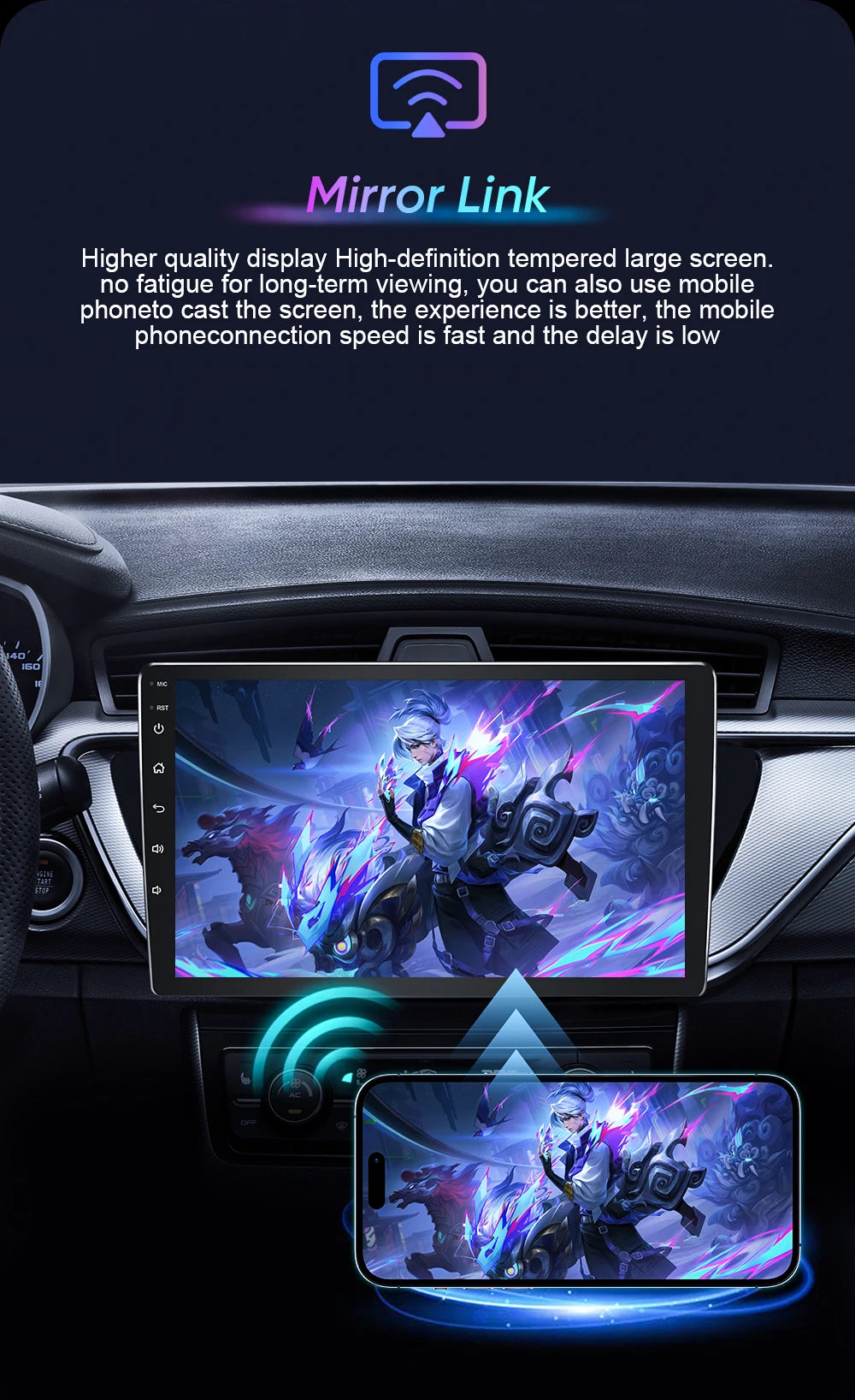 Android Car Radio for KIA RIO K3 2015-2017 | 9" Touch Screen GPS Navigation Wireless CarPlay Android Auto