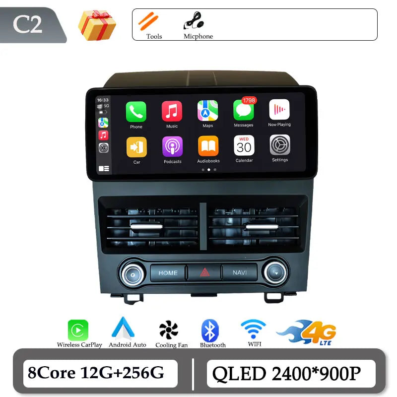 Radio Android 12.3" para Honda CRV 2007-2012 con CarPlay y GPS