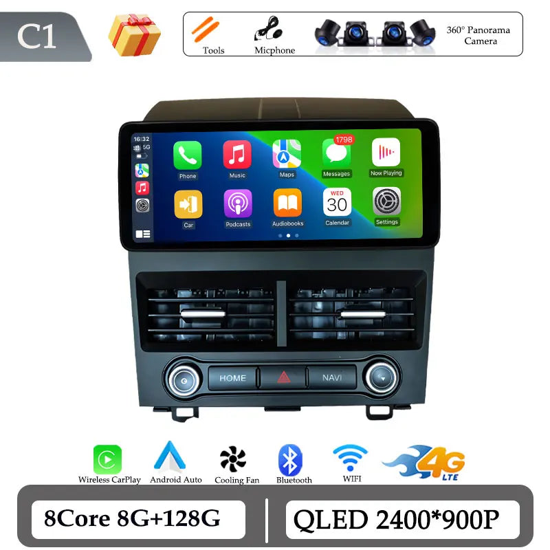 Radio Android 12.3" para Honda CRV 2007-2012 con CarPlay y GPS