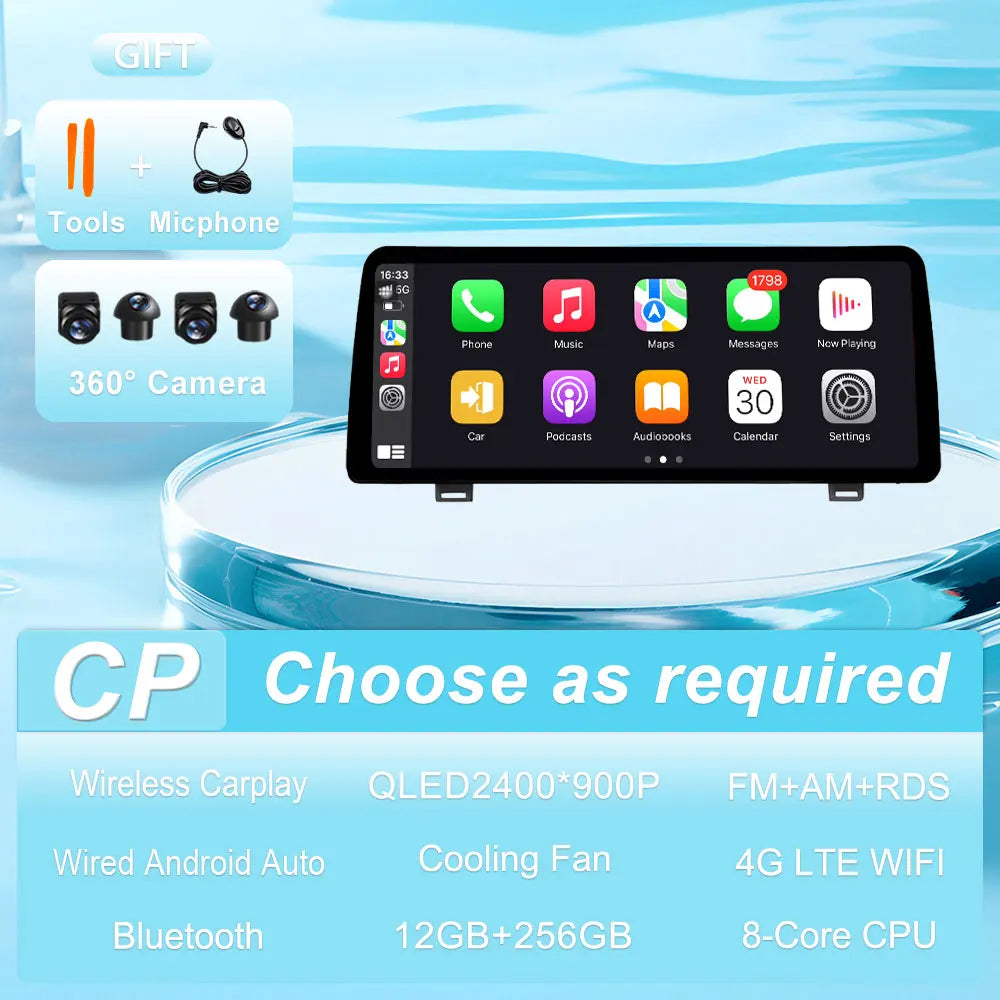 Radio Android 12.3" para Honda Accord 2018-2022 con CarPlay y GPS