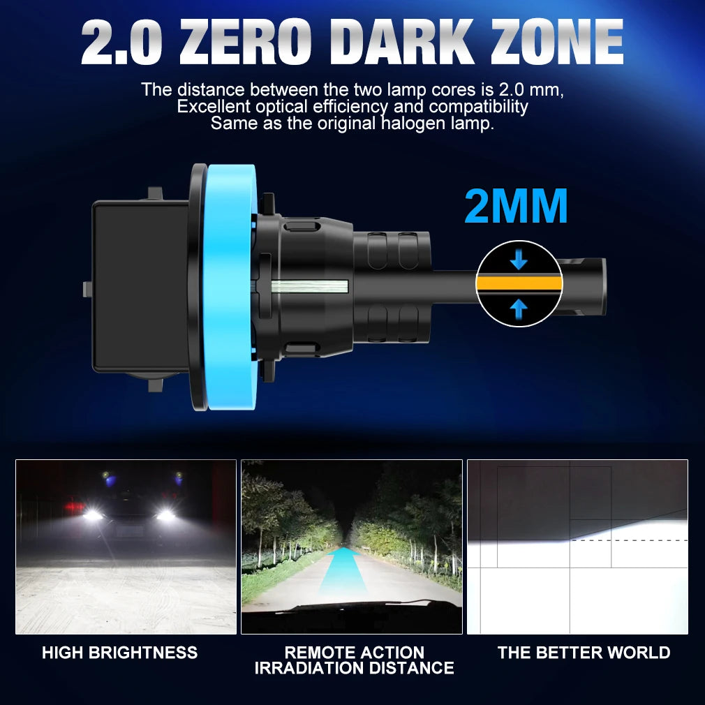 H11 LED Light Canbus 9005 HB3 LED Car Headlight 300W 30000LM 6500K Headlight Bulbs Auto Fog Light Driving Running Lamps ﻿
