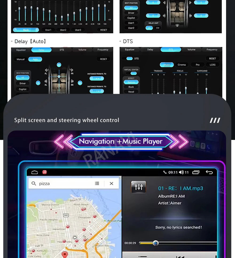 Android 15 Car Radio For Hyundai I40 2011 - 2019 2DIN 4G LTE GPS Autoradio Multimedia DSP 2 DIN QLED 5G WIFI Qualcomm BT Stereo