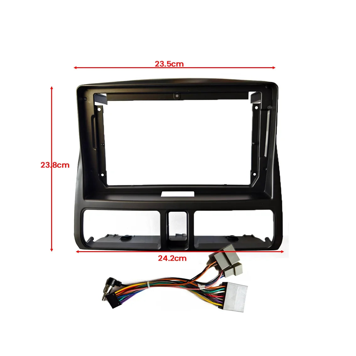 Vehicle radio Fascia 9 inch Frame 2 Din Car Radio Fascia for Honda CRV 2002 2003 2004 2005 2006 Installation Car Frame Trim