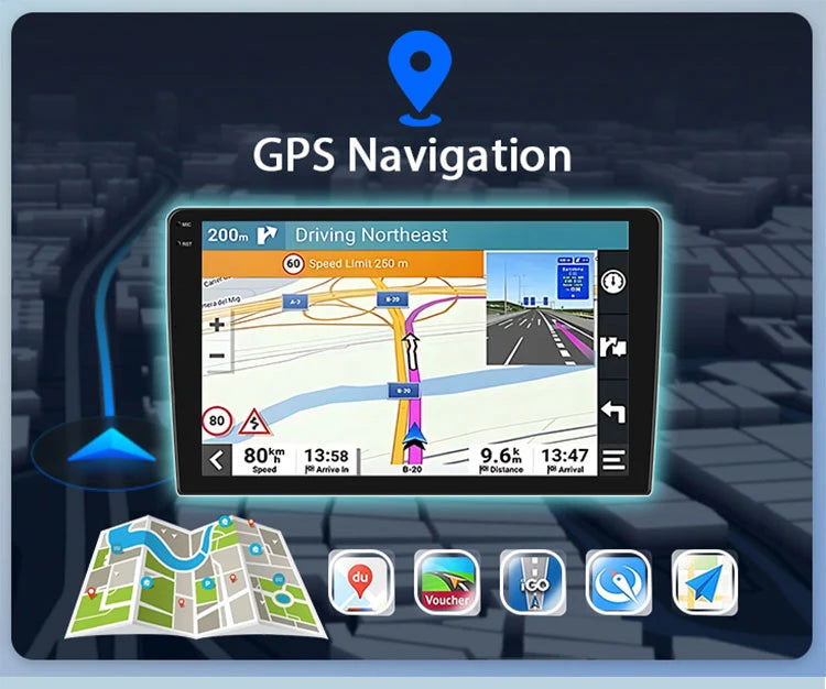 Android Car Radio for Hyundai I40 2011-2016 | 9" QLED GPS Navigation CarPlay 4G WiFi DSP Bluetooth